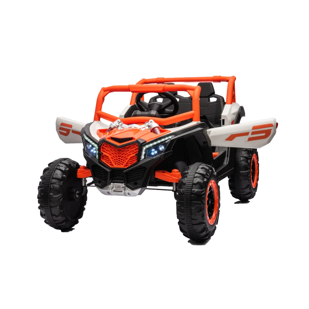 Elektrische UTV-auto voor kinderen, 12V rit op UTV-speelgoed, 4WD elektrische auto met afstandsbediening / schommel / voor 3 ~ 6 jaar jongens / meisjes