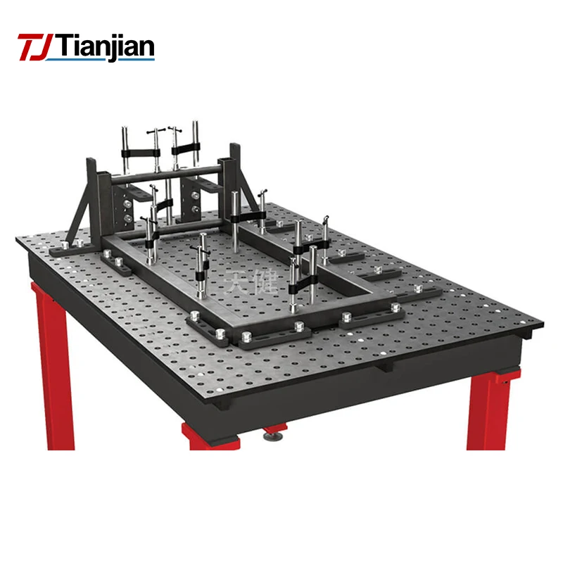 

High Quality 3D Welding Table with Fixture Good Material Precision-New Condition