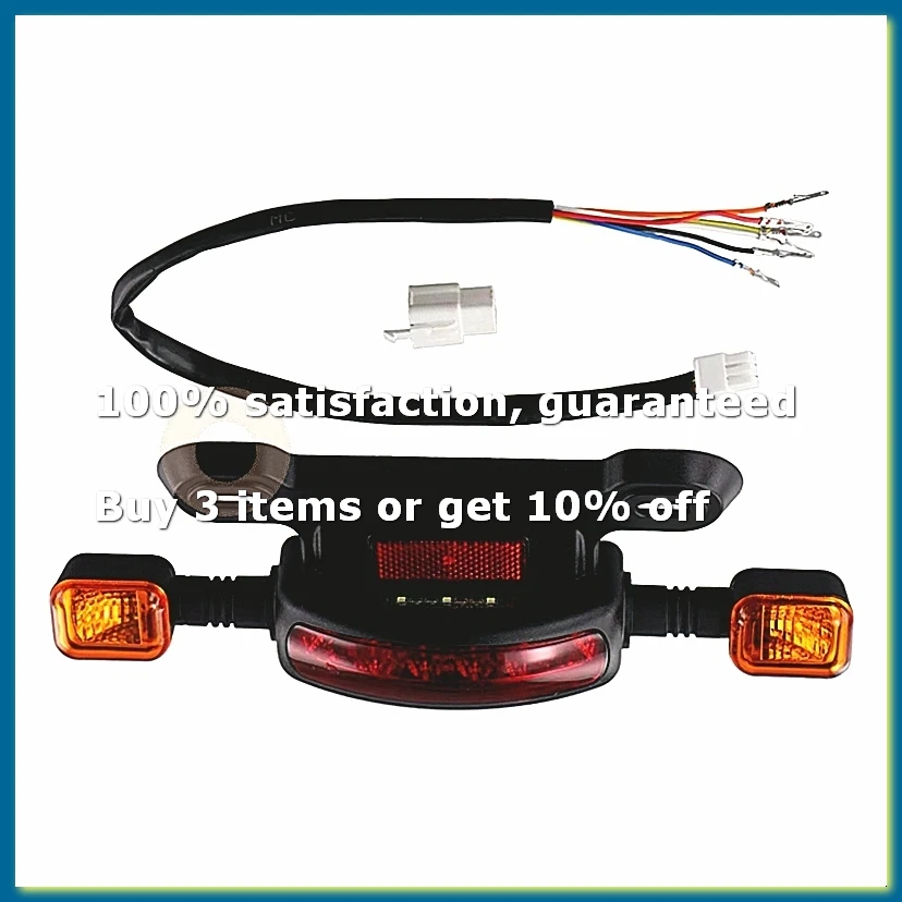 LED Taillight Electric Bicycle Turn Signal Rear Lamp E-Bike Rear Tail Light Indicator Cycling Modified Parts,B-A56M