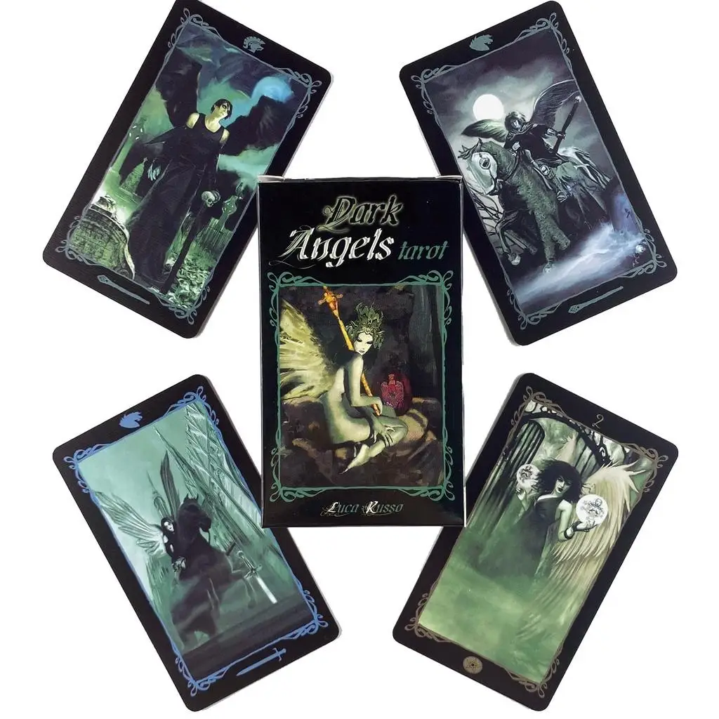 

10.3*6cm Dark Angels Tarot Deck Leisure Party Board Game Fortune-telling Prophecy Oracle Cards