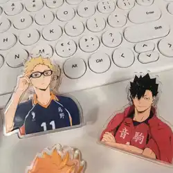 Anime Haikyuu!! Kotaro Bokuto Oikawa Tooru Cosplay Double Sided Pp Clip Acrylic Ambitus Sticky Notes Hold The Papers Folder