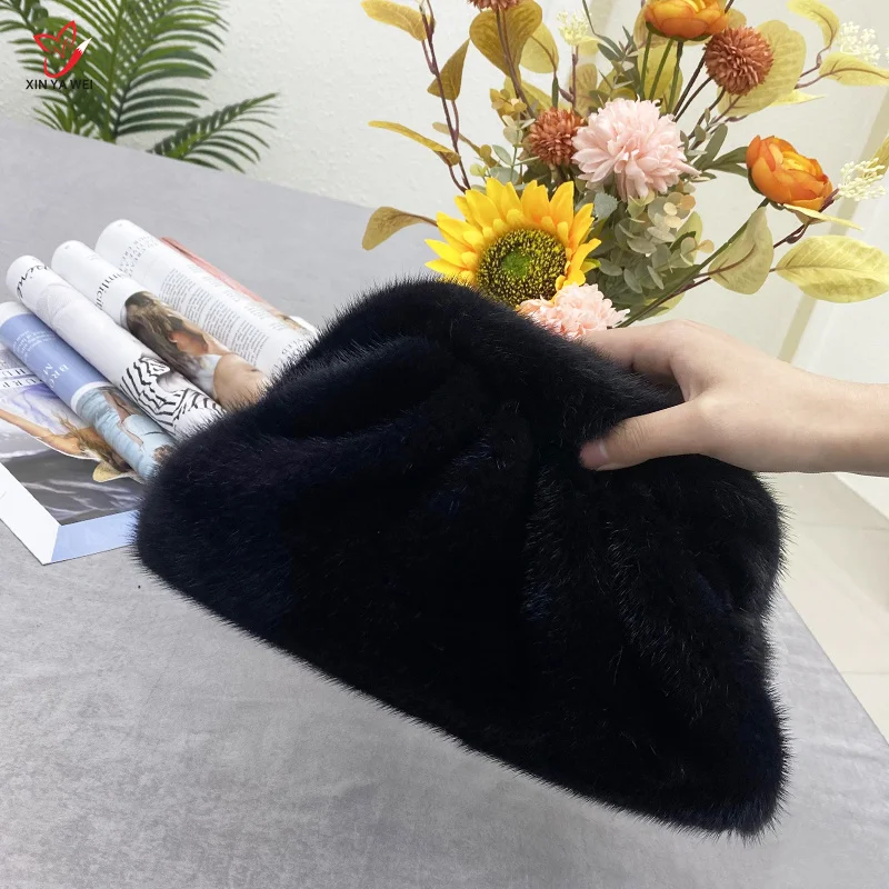 Women Evening Clutch Bag Women\'s Purses Handbags Clutch Female Clutch Wedding Purse Party Banquet Fur Bags For Women 2022 Bag