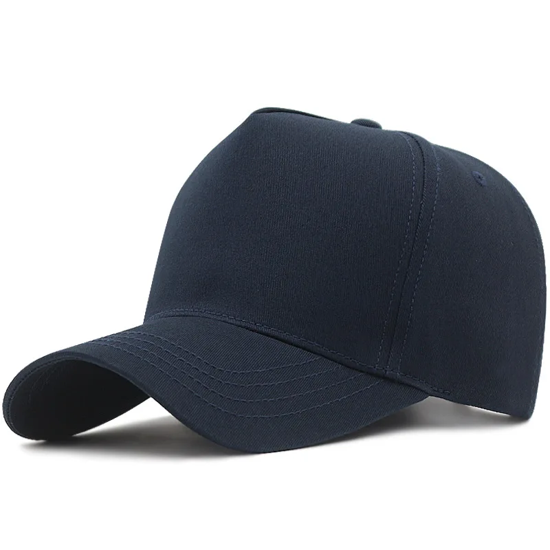 Sombreros de cabeza grande para hombre y mujer, gorra de béisbol de camionero de talla grande XXL, corona alta, ajustable, lisa, informal, a la