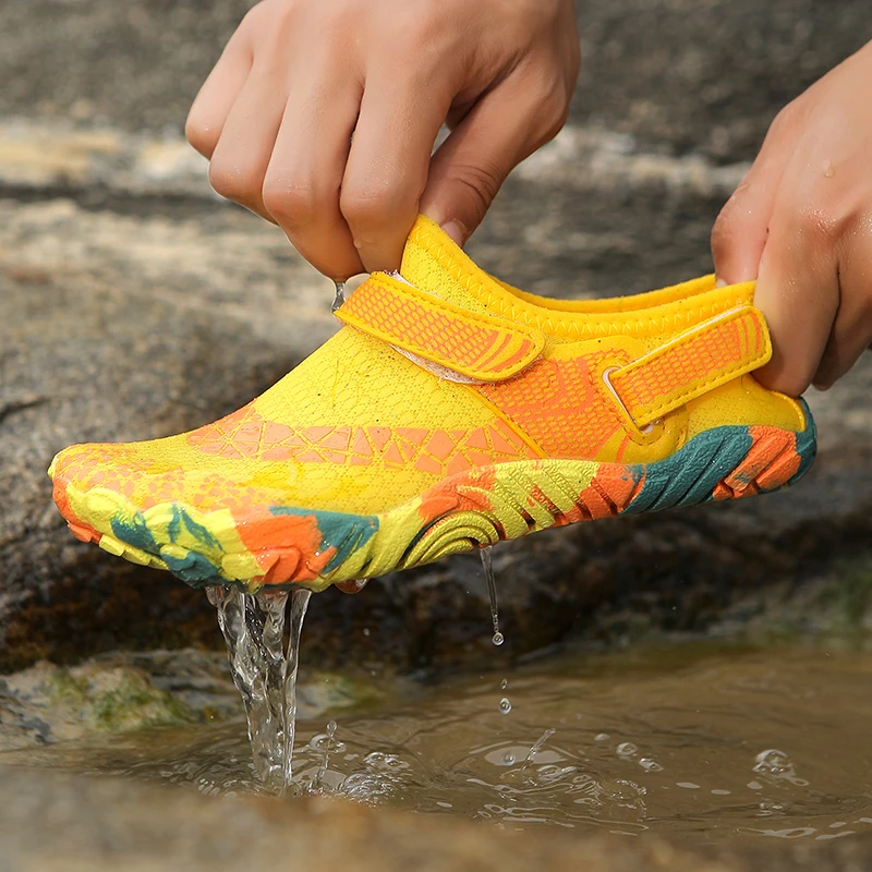 

Water Shoes Women Menchildren Quick Dry Five Finger Barefoot New Outdoor Upstream Wading Swimming Aqua Shoes Summer Beach Sneake