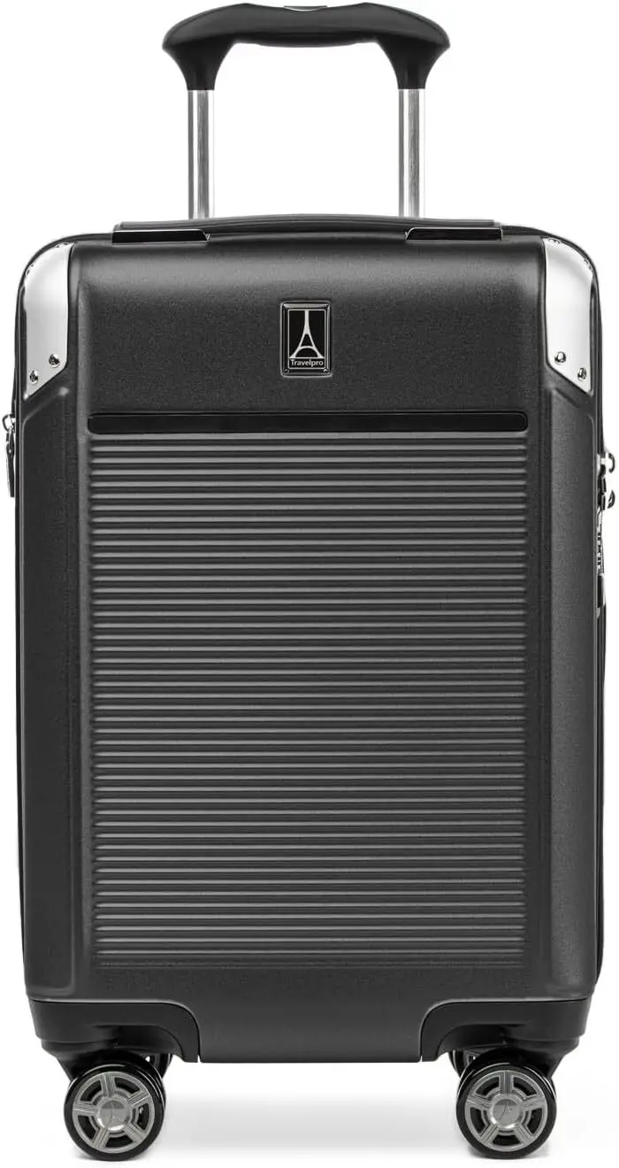 

Platinum Elite Hardside Expandable Carry on Luggage, 8 Wheel Spinner, TSA Lock, Hard Shell Polycarbonate Suitcase