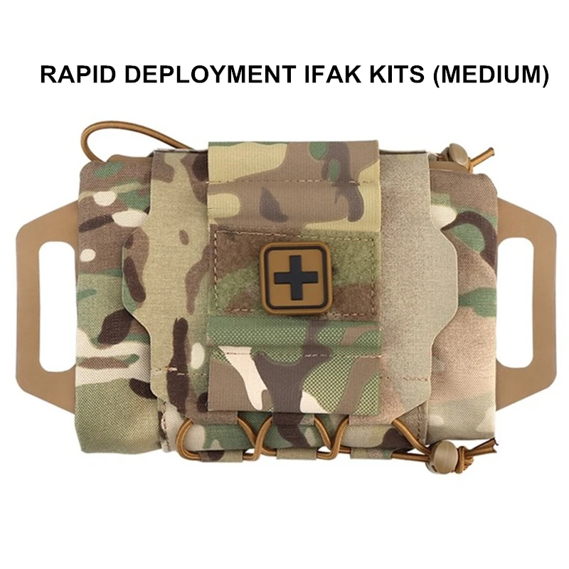 

Тактическая медицинская сумка для быстрого развертывания, наборы IFAK с внутренней сумкой, IFAK Molle, сумка для оказания первой помощи, охоты, неотложная медицинская сумка