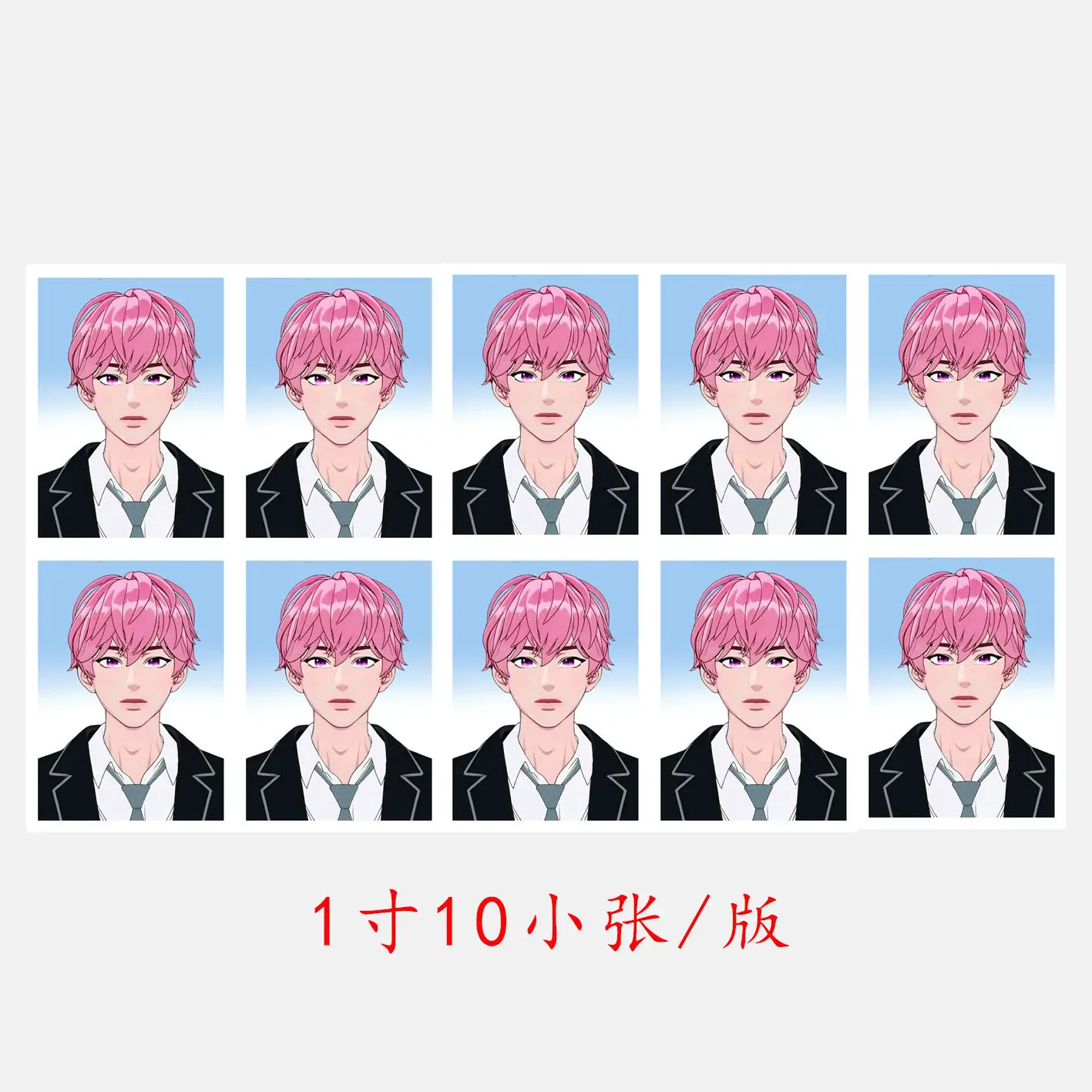 Korean Virtual Idol PLAVE 1 Inch ID Photo BookmarkNOAH YEJUN BAMBY EUNHO HAMIN Identification Photo Phone Case DIY Decor Gift