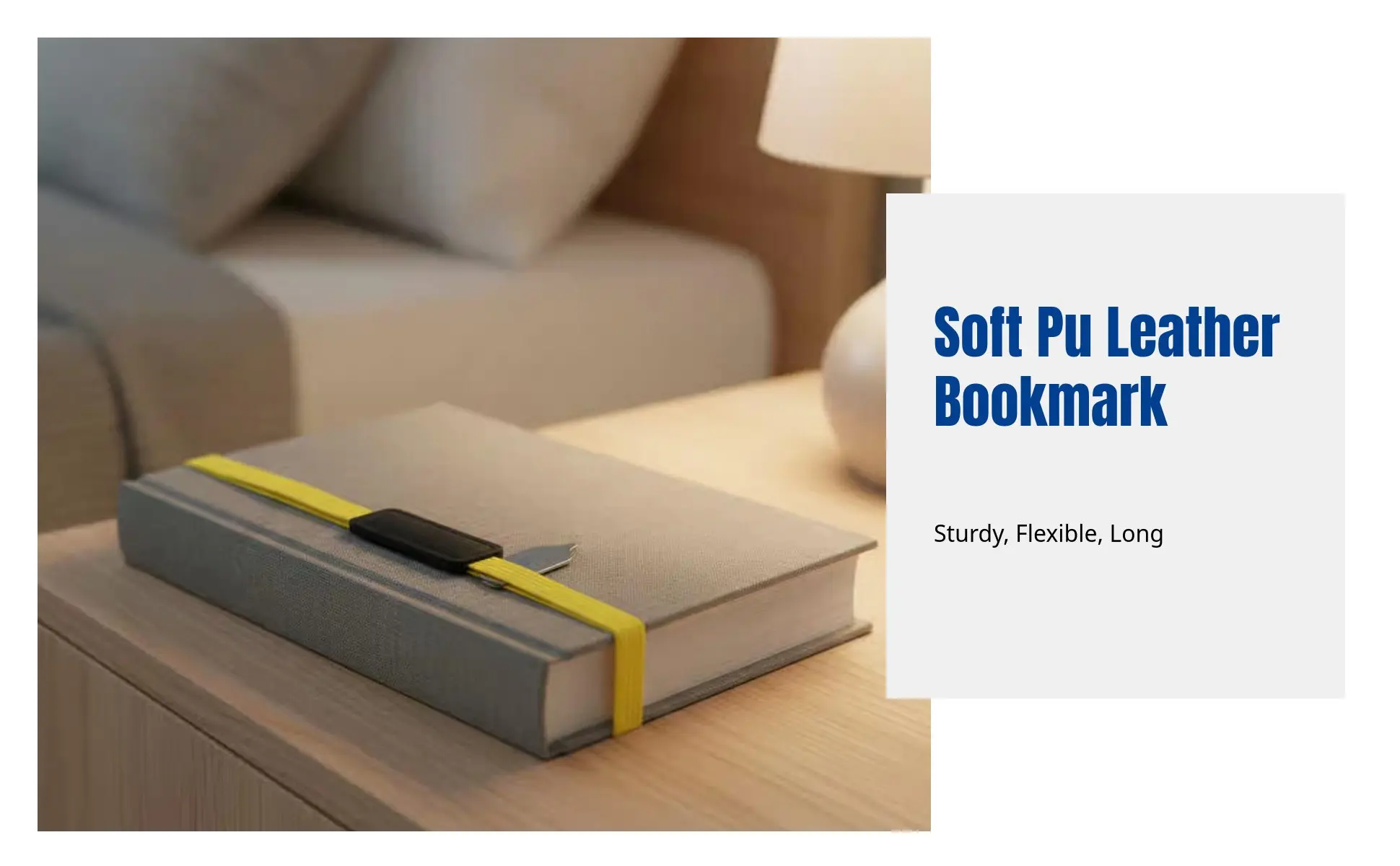 PU Leather Elastic Bookmark, Compass Metal Book Strap, Colorful Marker, Stretchable Band