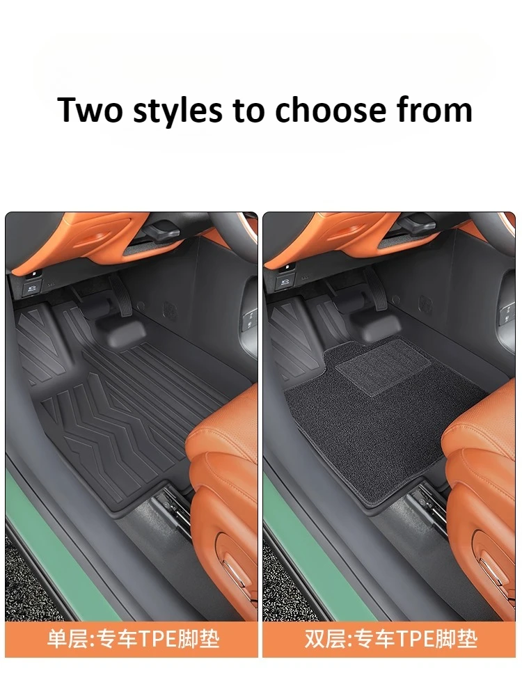 

For GAC Trumpchi S7/GAC GS7 2025 2026 Car TPE Foot Pad Fully Enclosed Foot Carpets Anti Slip Scratch Resistant Floor Mats