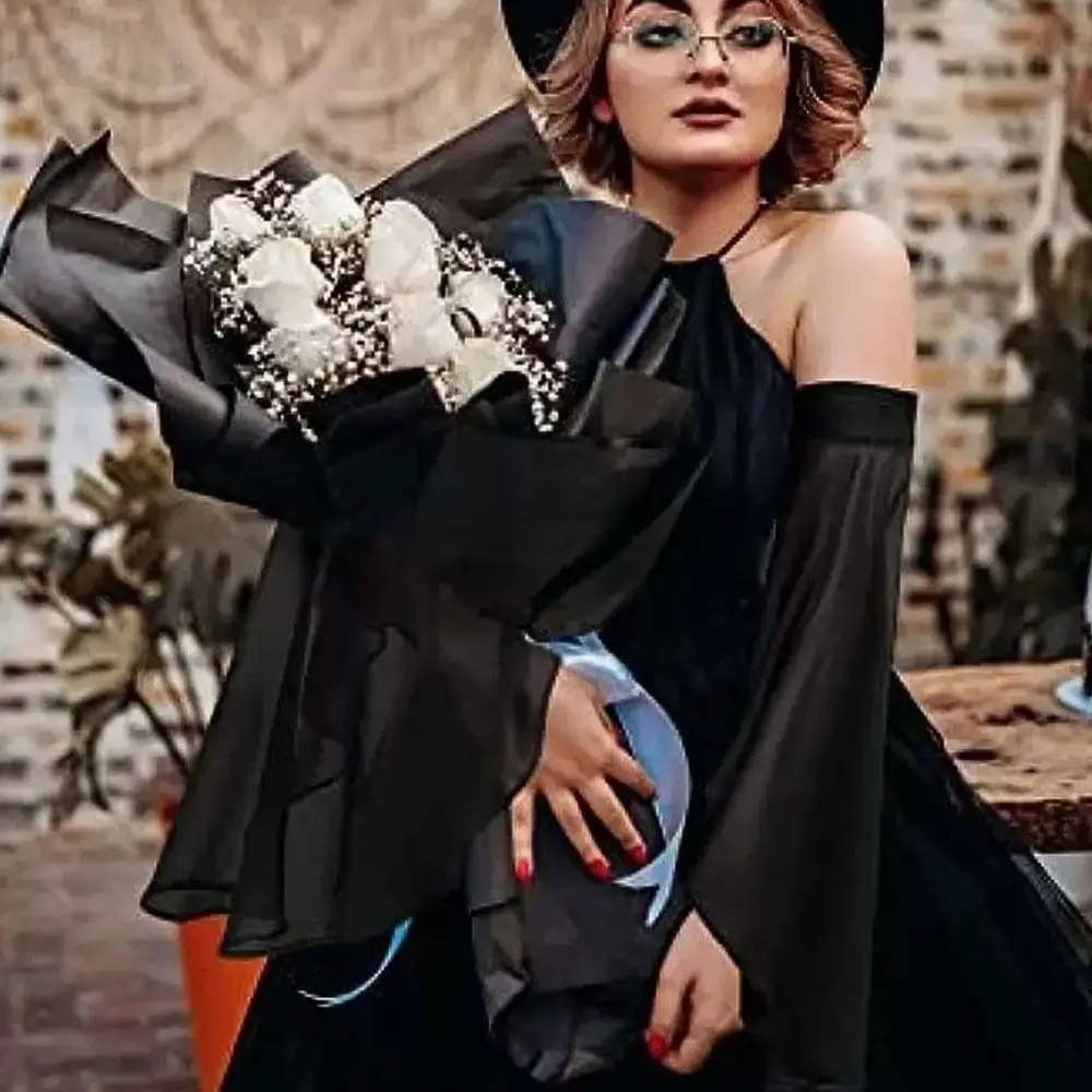 

1Pair Detachable Women Long Tulle Bell Sleeves Breathable Thin Arm Warmers Chiffon Cuff Elegant Chiffon Victorian Sleeve