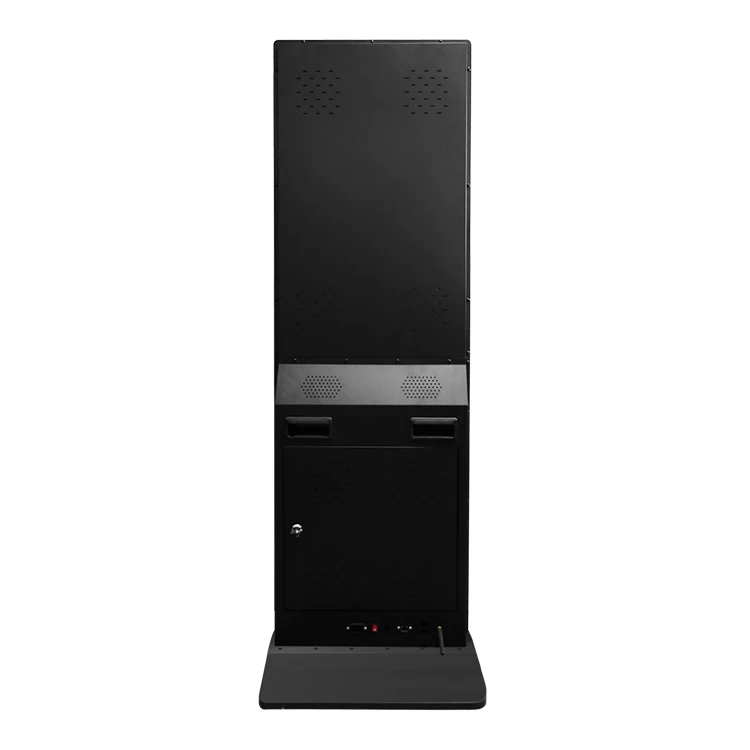 43 Inch Portable Lobby Display Wireless Control Floor Standing For Bank Front Desk Guidance Indoor