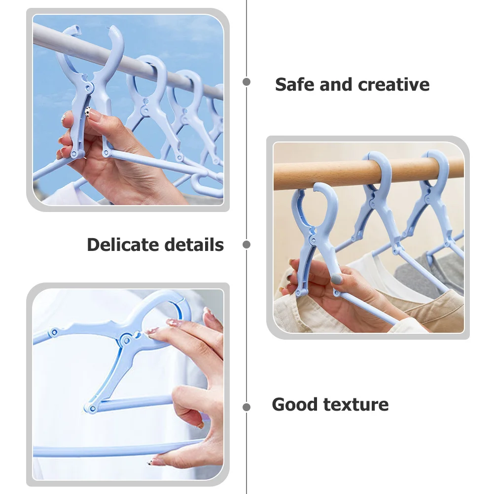 

5Pcs Multi-Function Clothes Hangers Sturdy Plastic Hangers with Groove and Clip Design for Home Drying Organization