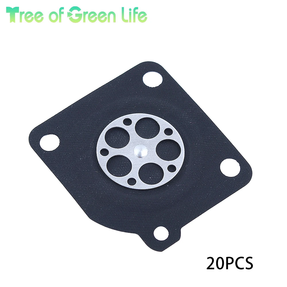 20pcs Carburetor Carb Metering Diaphragm Rebuild Kit For Zama C1U A015010 Mower motosierras