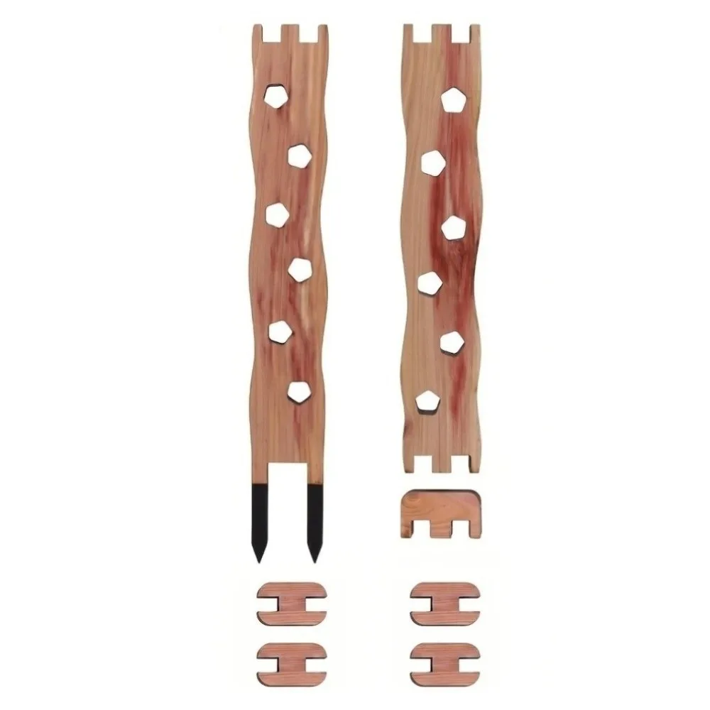 Wooden Plant Support Frame Extendable 2-In-1 Plant Stand Adjustable Hollow Out Plant Climbing Trellis Potted Plant