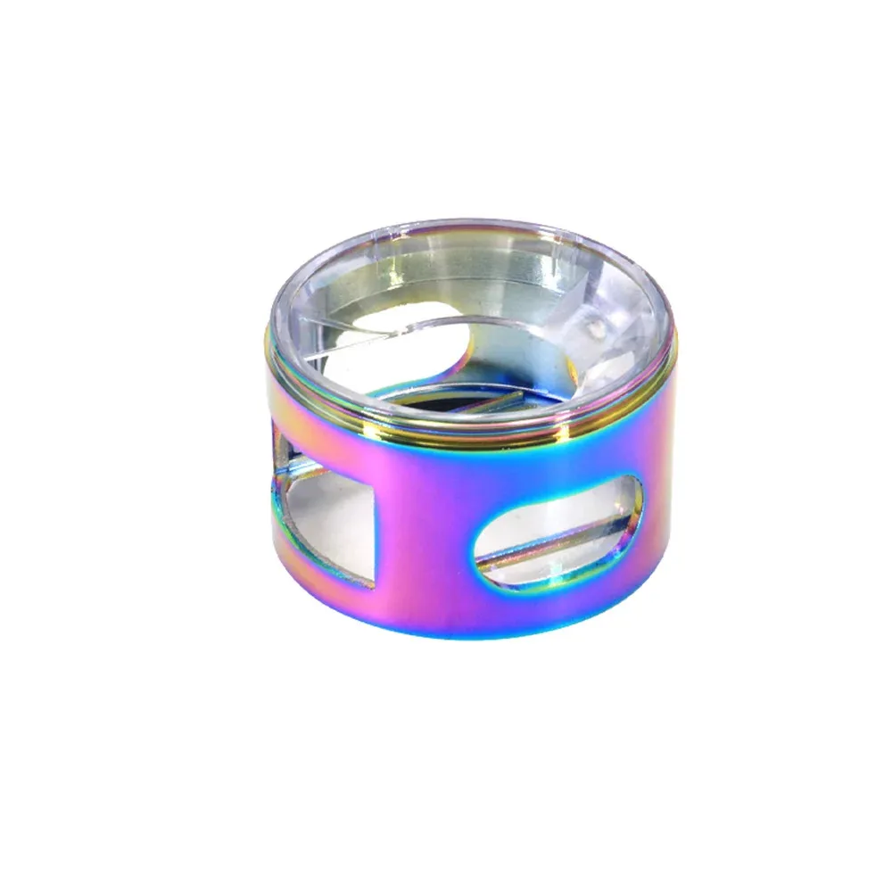 Round Metal Filler Herb Grinder Manual Metal Flavour Grinder with Drawer Smoking Accessories