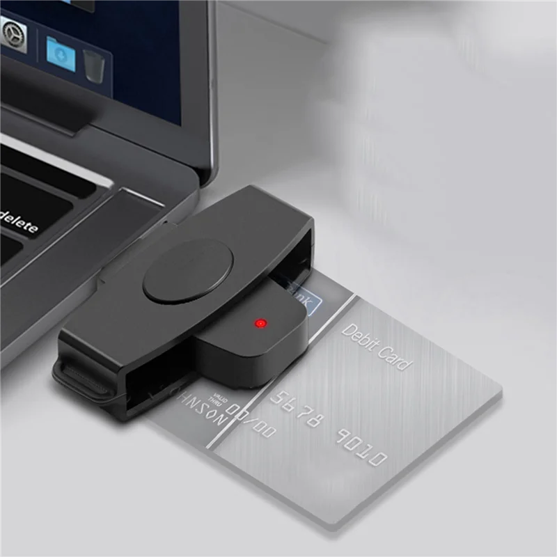 Smart-6X CSCR3 เครื่องอ่านการ์ด CAC อัจฉริยะ Type-C Bank Tax Declaration ซิมการ์ด/IC Card ID Card Reader