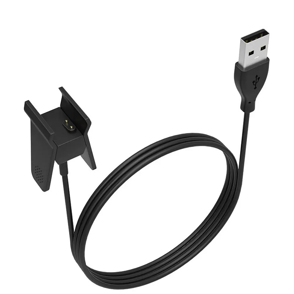 Cargador USB para Fitbit Charge 3 4, Cable de carga para reloj inteligente, accesorios para reloj inteligente, adaptador de base de cargador