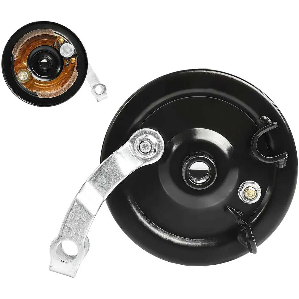 80 Type Front Drum Brake Assembly For Electric Bike With Plastic Cover Iron Aluminum Shell For Accurate Installation