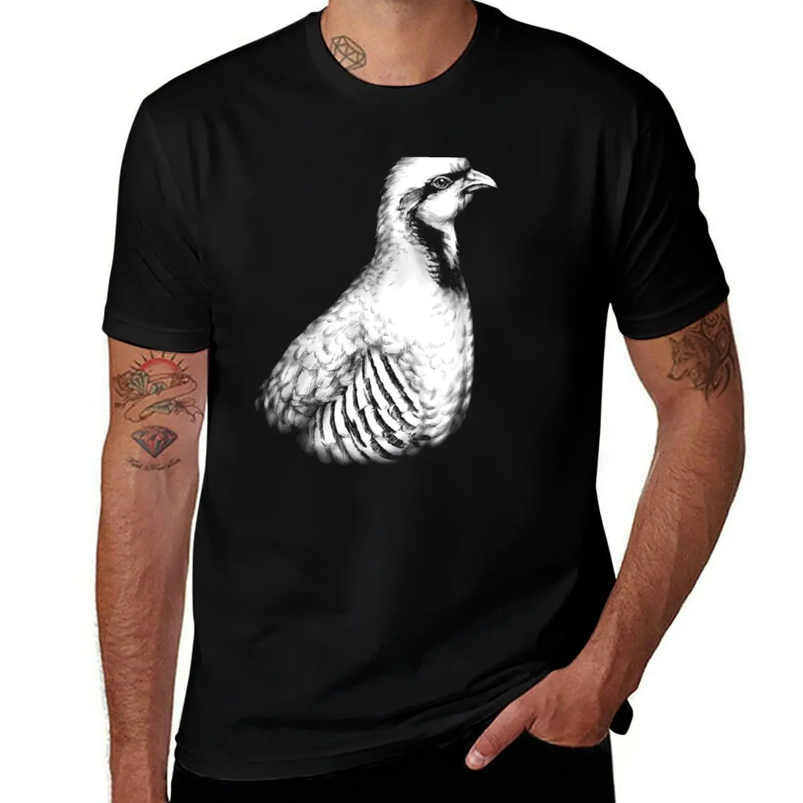 

Мужской портрет, хлопок (темный мужской характерный фон), дизайнерская рубашка, футболка, футболка Partridge Heavy