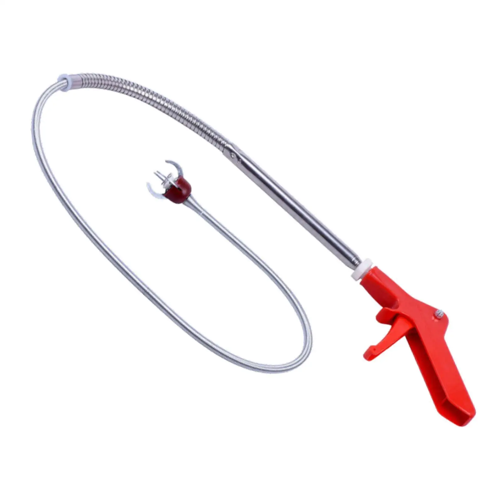 

Многоразовый универсальный инструмент для прочистки засоров в трубах на кухне и в ванной (туалетный шнек-захват)