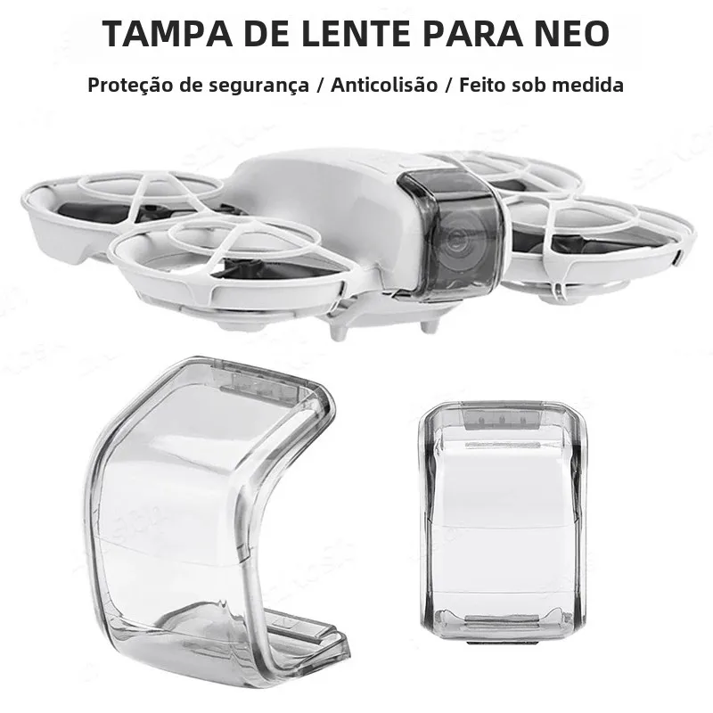 Protetor de tampa de lente para dji neo drone gimbal câmera capa protetora à prova de poeira e acessórios proteção completa