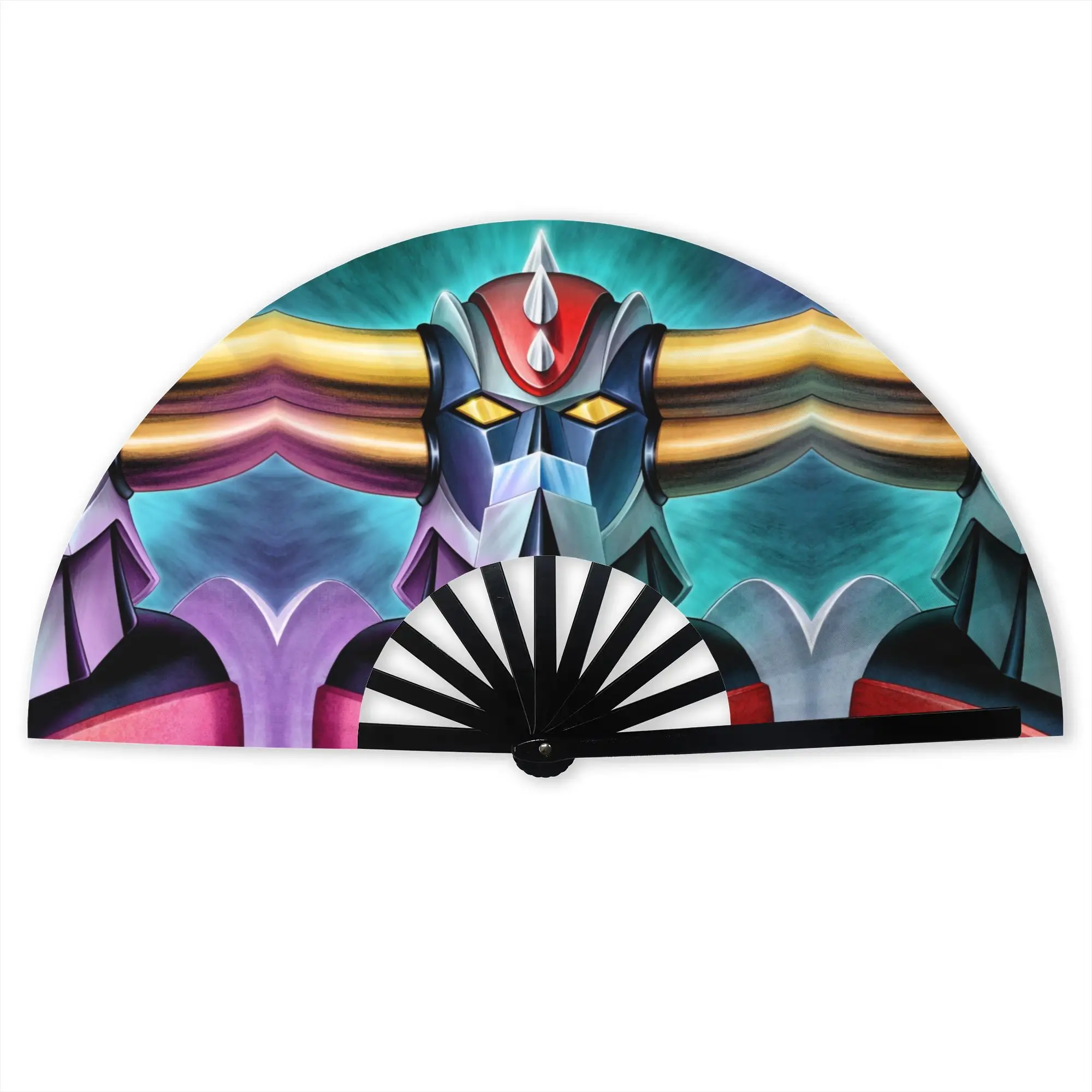 Personalised Anime G-Grendizeres Comic Hand Fan Promotional Gift Party Anime Manga Durable Folding Fans Creative Bulk Pack Fan