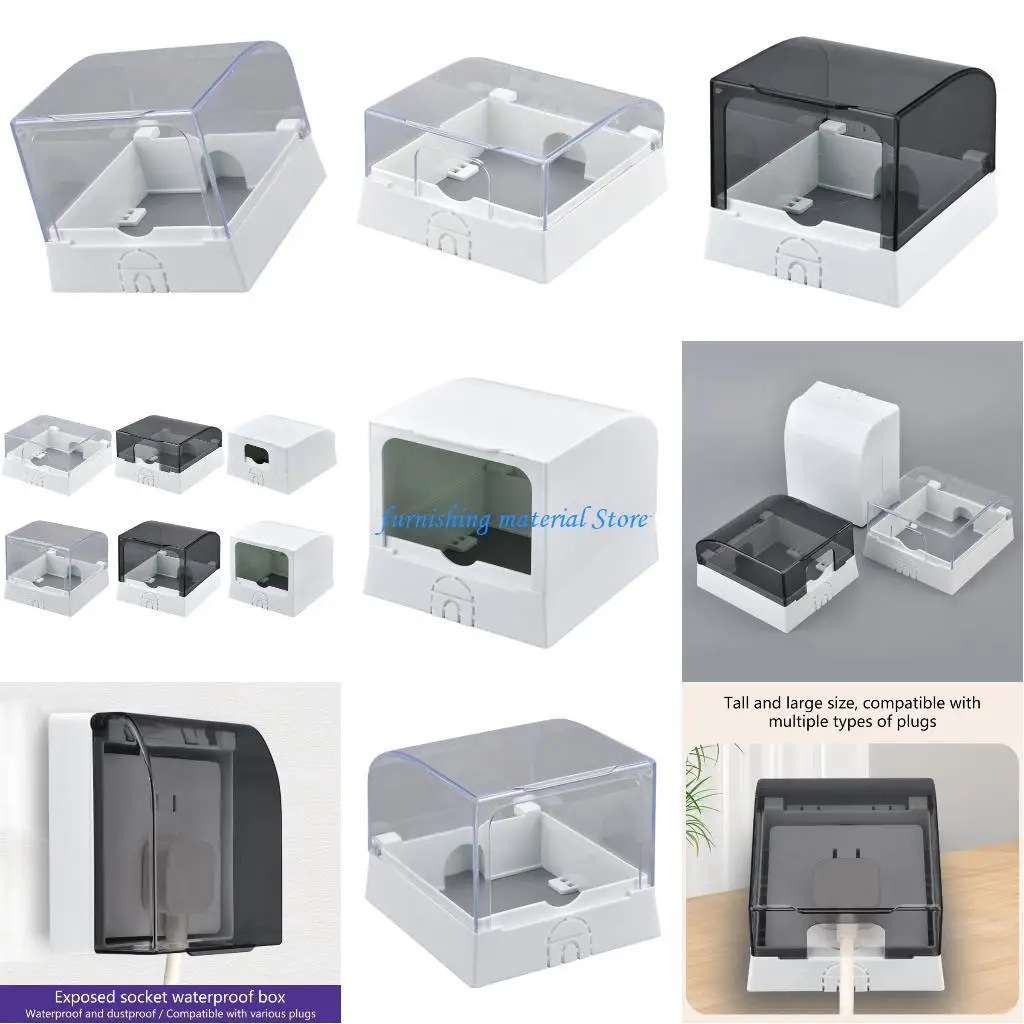 

Тип Y5GD 86 Пылезащитная розетка Водонепроницаемая коробка Пластиковая крышка электрической розетки