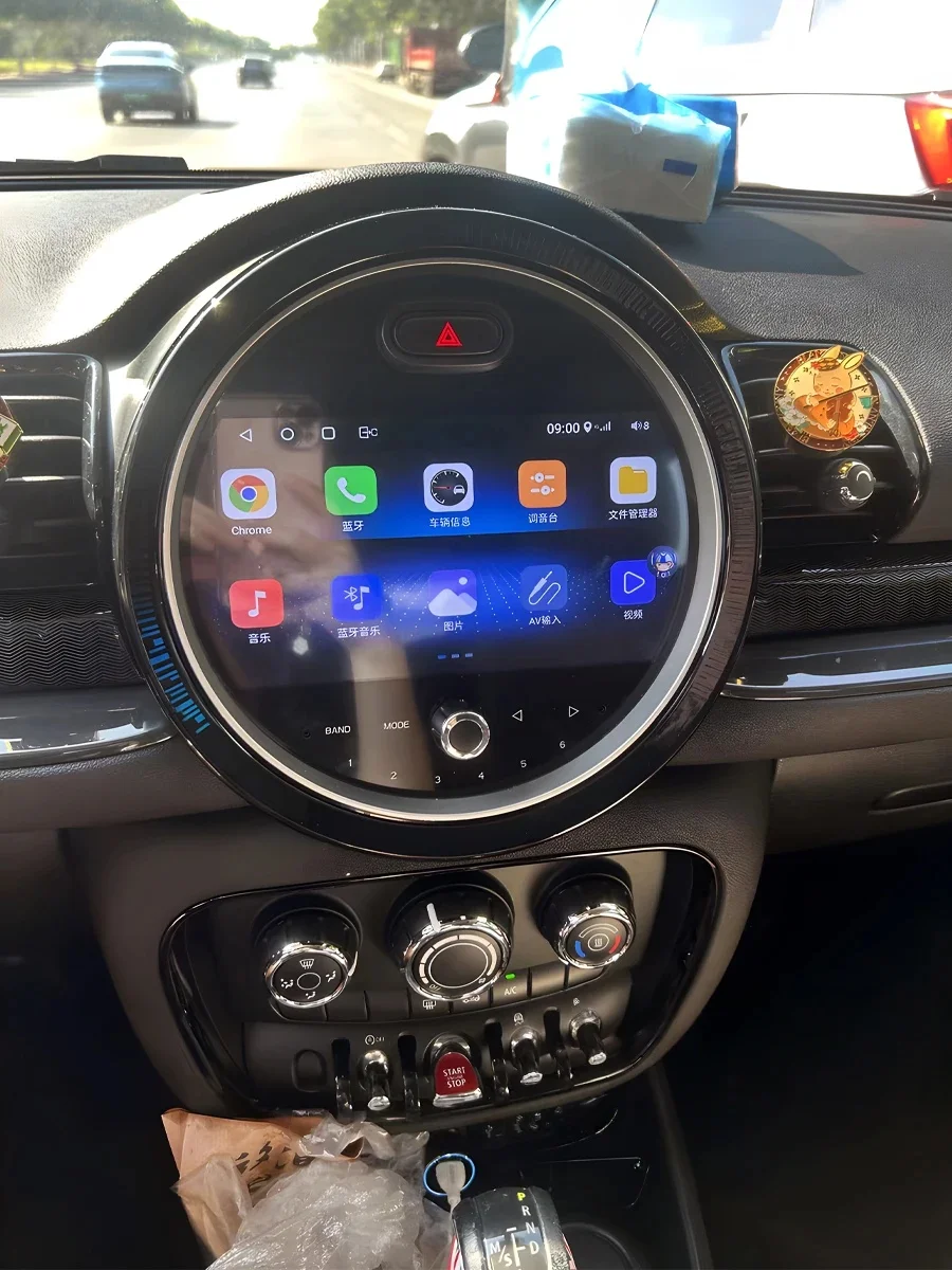 كوالكوم CarPlay 9 بوصة أندرويد 13 سيارة مشغل وسائط متعددة نظام تحديد المواقع ستيريو لسيارات BMW ميني كوبر F54 F55 F56 2014-2017 وحدة راديو السيارة الرئيسية