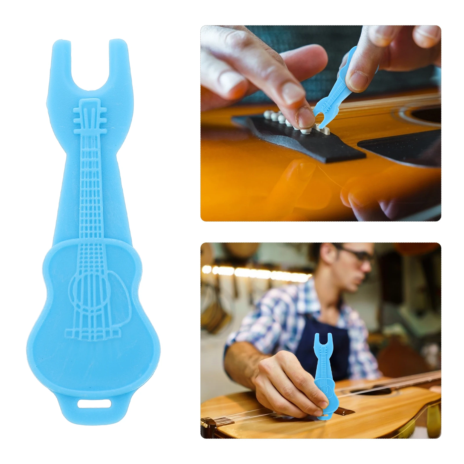 

10 Pcs Guitar Stringer Accessories for Men Winder Tool Acoustic Bass Tools Abs Winders