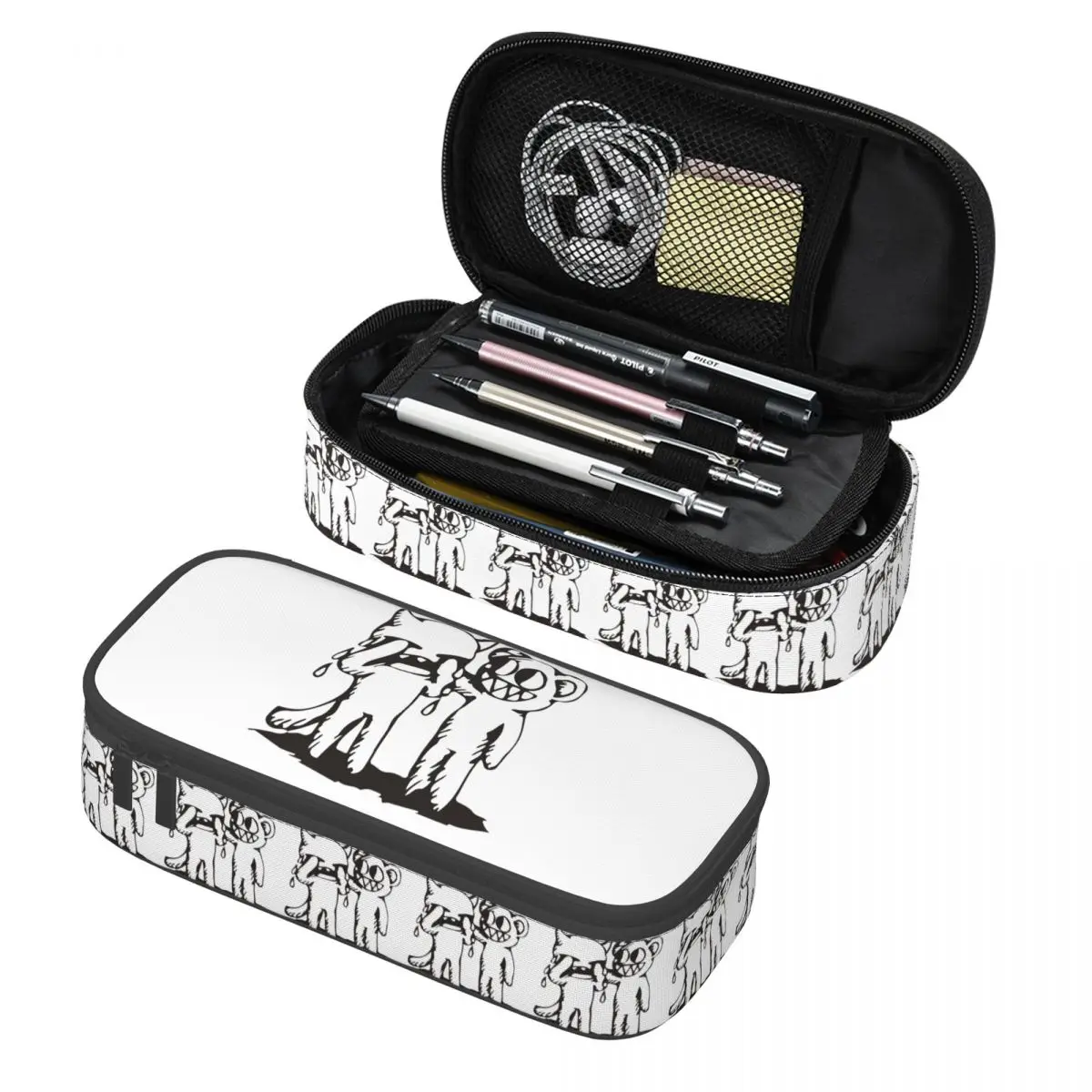 

The Best Album Of Radioheads Pencil Cases Pen Holder Storage Stationery Supplies Large Capacity Pen Box Pencil Bag for Kids