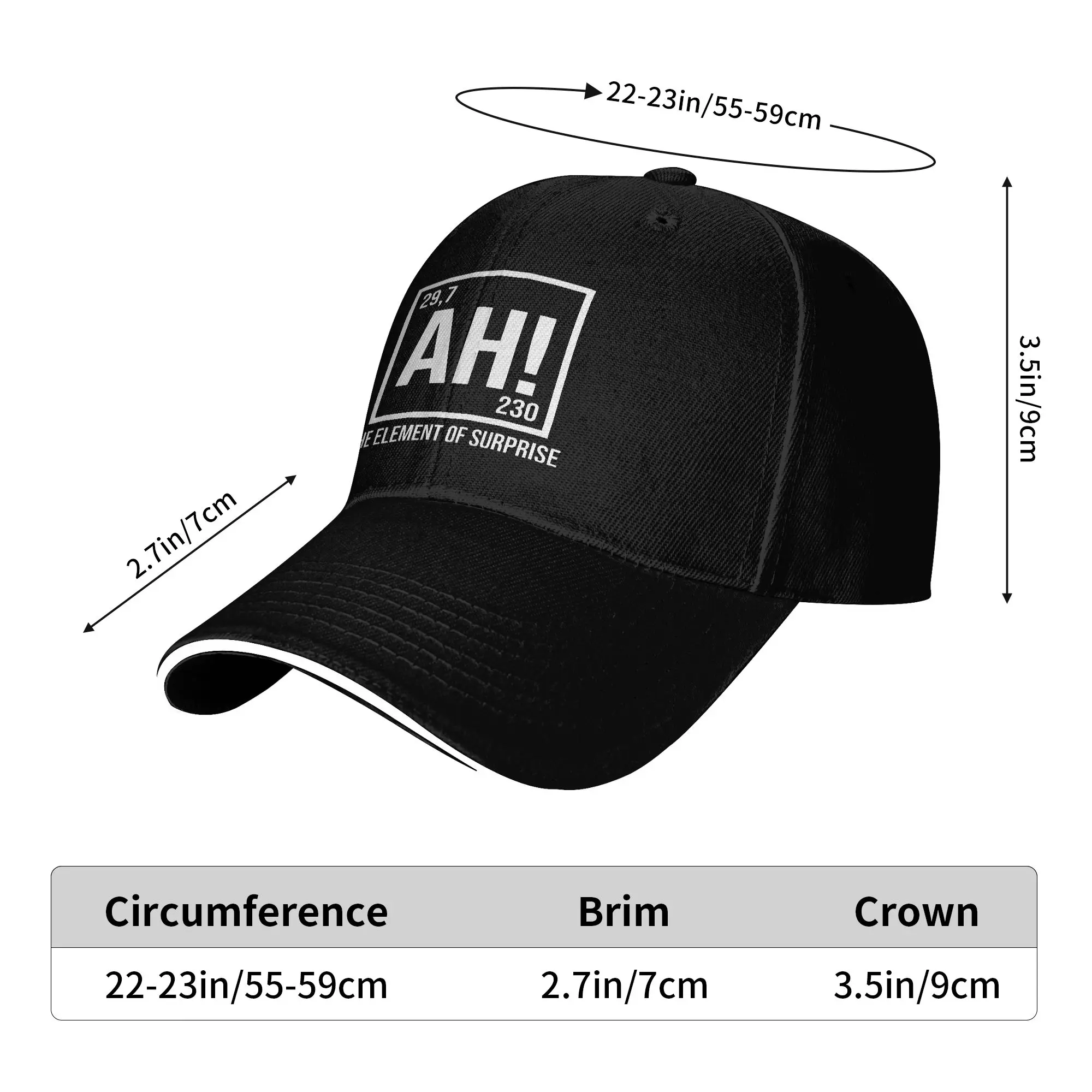 Project Hail Mary Film Ah The Elements of Surprise Casual Baseball Cap  Hiking Fishing Trucker Hat Summer Sun Baseball Caps