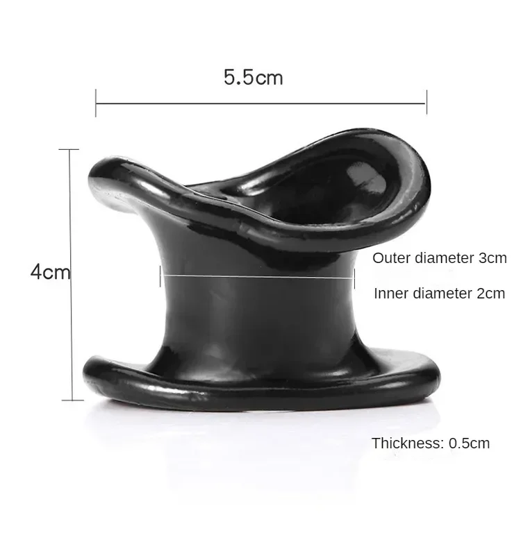 Penis Ring Ball Stretcher Scrotum Testicle Bondage Delay Ejaculation Cock Ring Lock Sperm Penis Sleeve Sex Toys For Men Adult