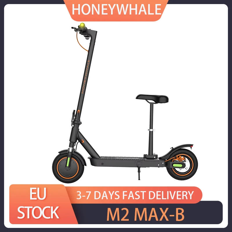 HONEYWHALE M2 MAX-B Scooter elettrico con sedile 350W motore 36V 12.5Ah batteria pneumatico da 10