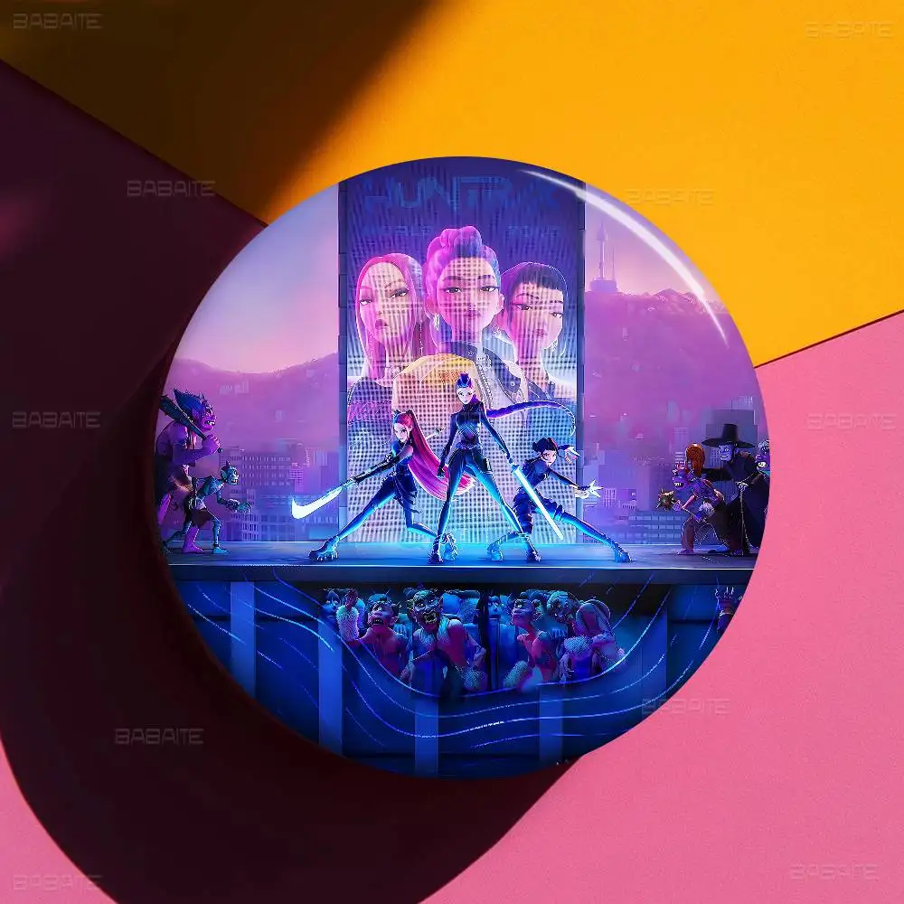 أنيمي Kpop D-demon Hunters جديد دبابيس لينة زر دبوس مضحك سخيف Gnarpy على لوح التزلج ميمي شارة ألعاب جمع الهدايا #5