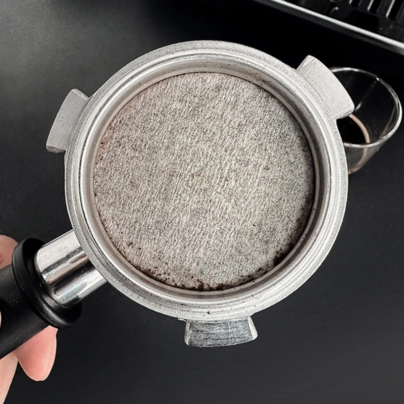 100 stuks espressofilterpapier 51 mm / 58 mm vervangend koffiewitpapierfilter