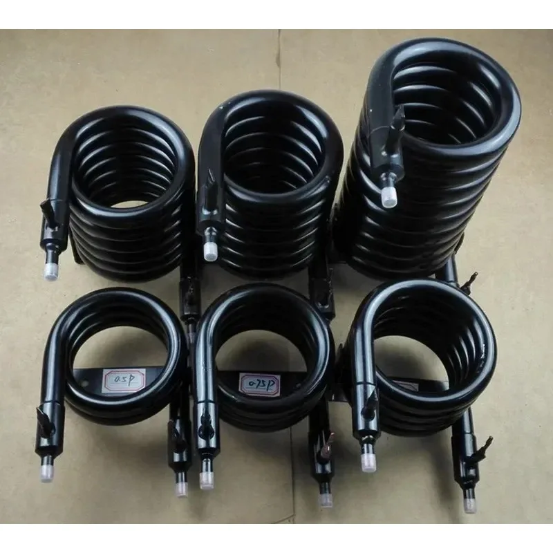 Coil heat exchanger, ice maker serpentine condenser, air conditioning heat pump heat exchanger, 0.5HP fresh water cooling pipe.