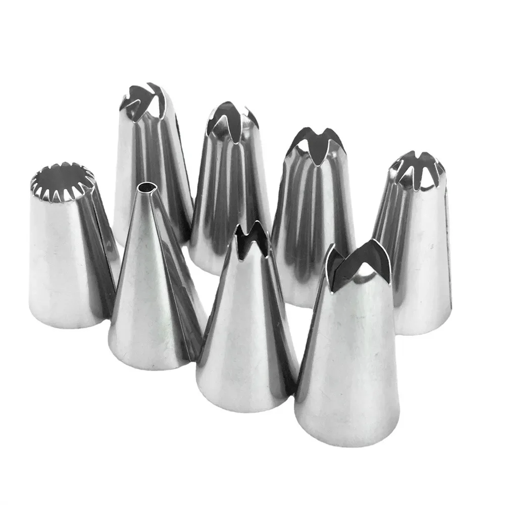 

Pastry Bag and Stainless Steel Cake Nozzle Kitchen Accessories For Decorating Bakery Confectionery Equipment Silk Flower Tool