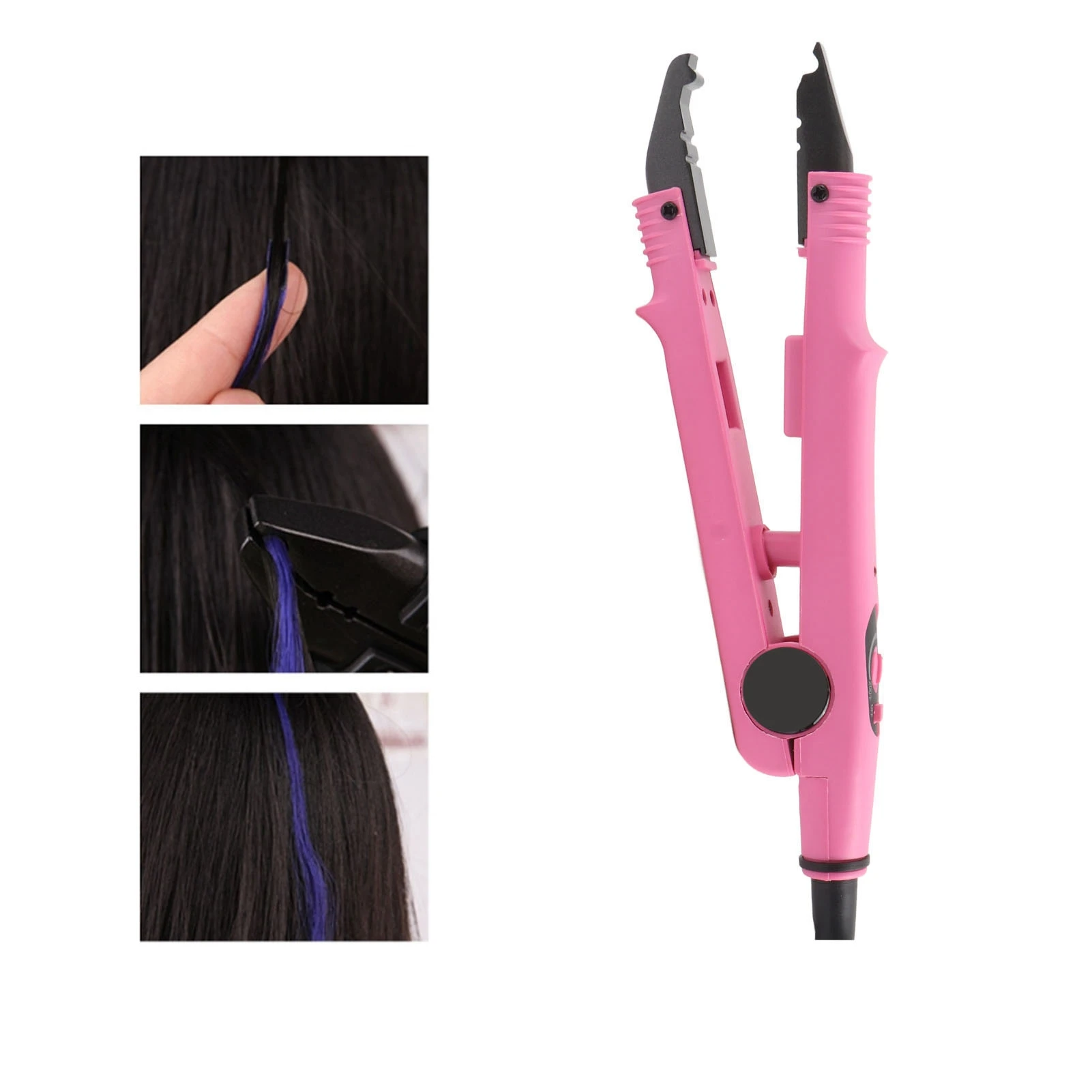Hair Extension Iron Temperature Change Heated Connector Machine Keratin Tool Electric Hair Connectors Heat Connector Machine