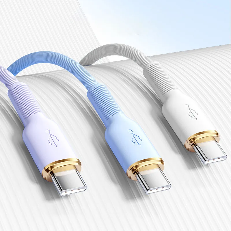 كابل بيانات USB C إلى Type-C ، شحن سريع ، مناسب للهاتف الذكي ، الكمبيوتر اللوحي ، ملحقات الهاتف المحمول ، pd100 w ، 1m ، m ، 2 m