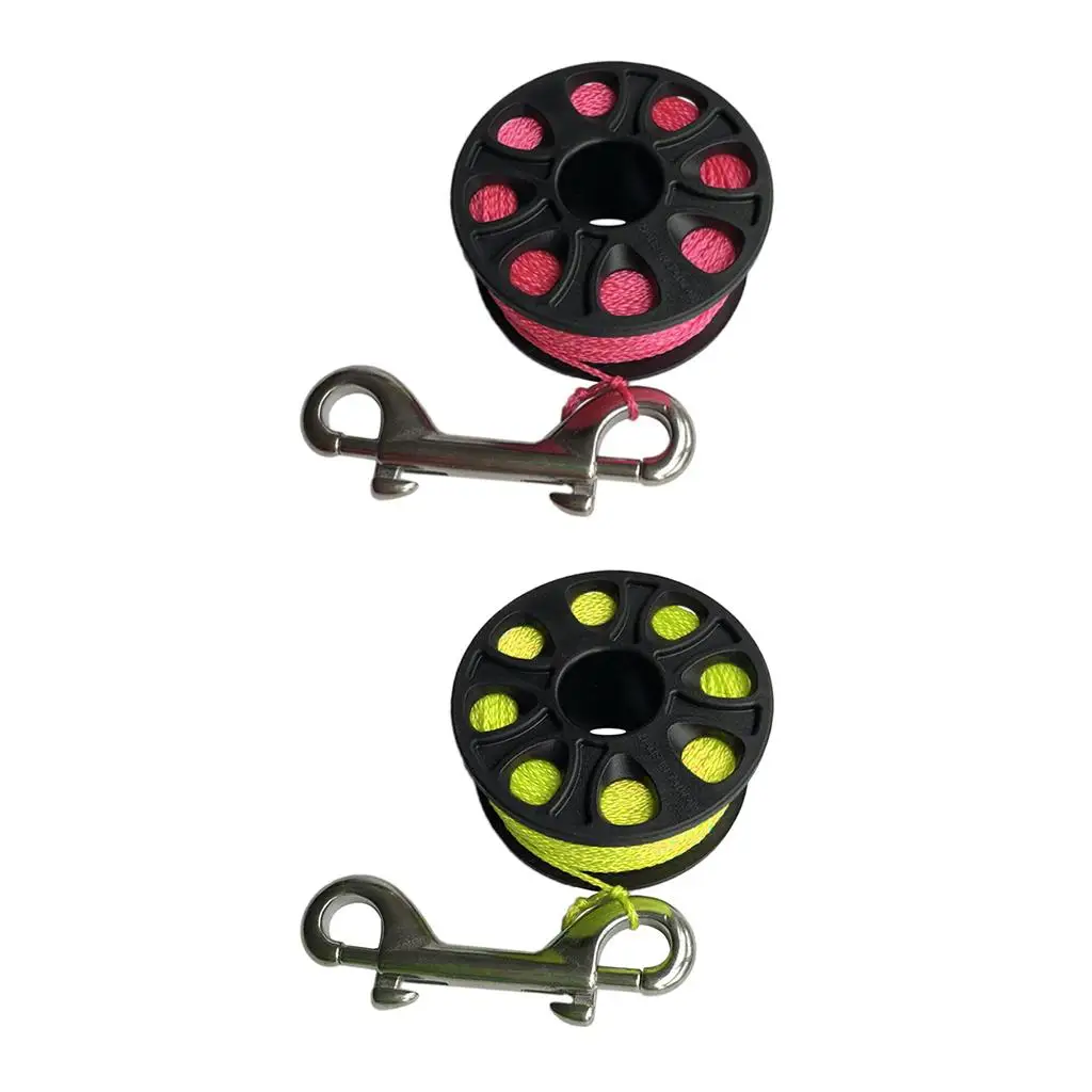 

Scuba Accessories Diving Reel Spool with Flared Design Wear-resistant Nylon Line for Cave Diving and Water Sports Use
