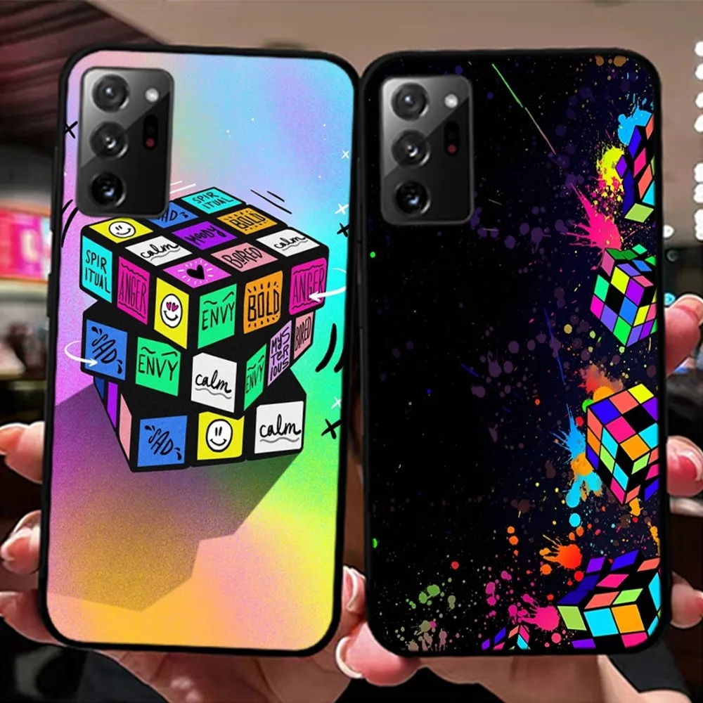 2024 NEW Cool Magic Cube Phone Case For Samsung Note 8 9 10 20 Pro Plus Lite M 10 11 20 30 21 31 51 A 21 22 42 02 03