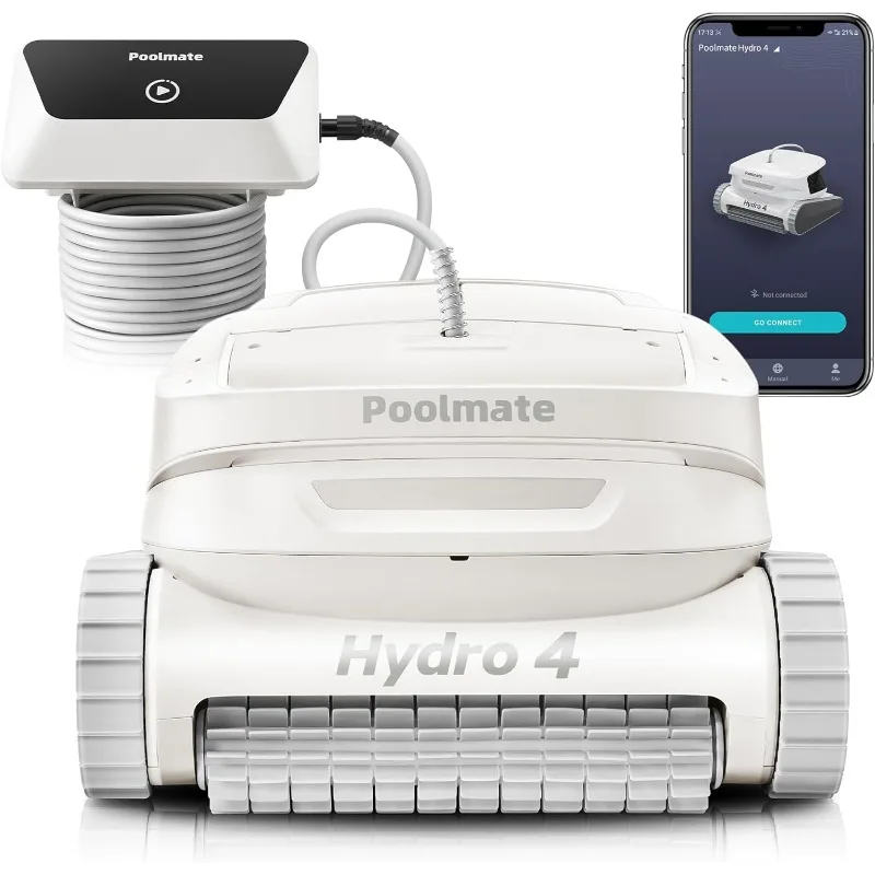 

Chasing Hydro 4 Inground Pool Vacuum Cleaner | 50ft Corded Pool Robot for Floor, Wall & Waterline Cleaning | Smart App Control