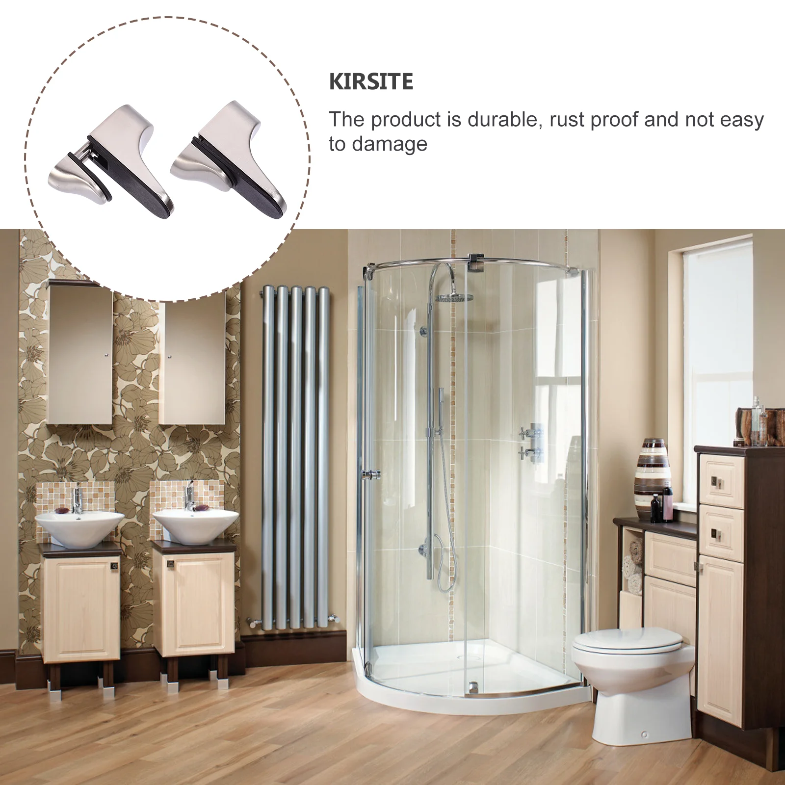 

4pcs Zinc Alloy Shelf Bracket Adjustable Clamp 3-20Mm Thick Glass Wall Mount Durable Rust Resistant Glass Clip Staircase