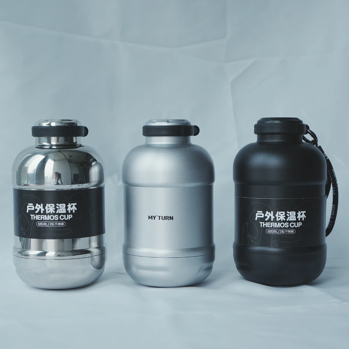 In Stock Wholesale Premium Insulated Water Bottle Stainless Steel Liner Non-Slip Base Perfect for Outdoor Gym & Office Use