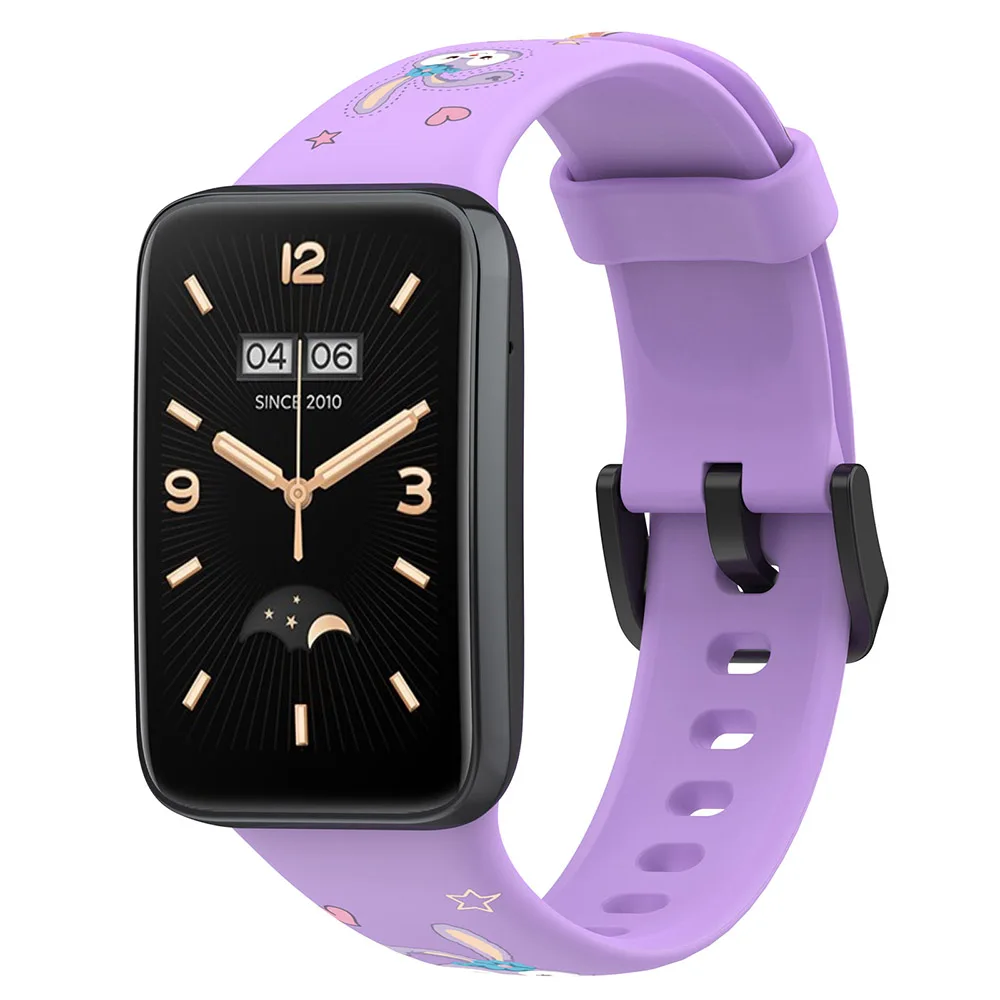 Bracelet en silicone imprimé pour Xiaomi Mi Band 7 Pro, bracelet intelligent, accessoires de bracelet