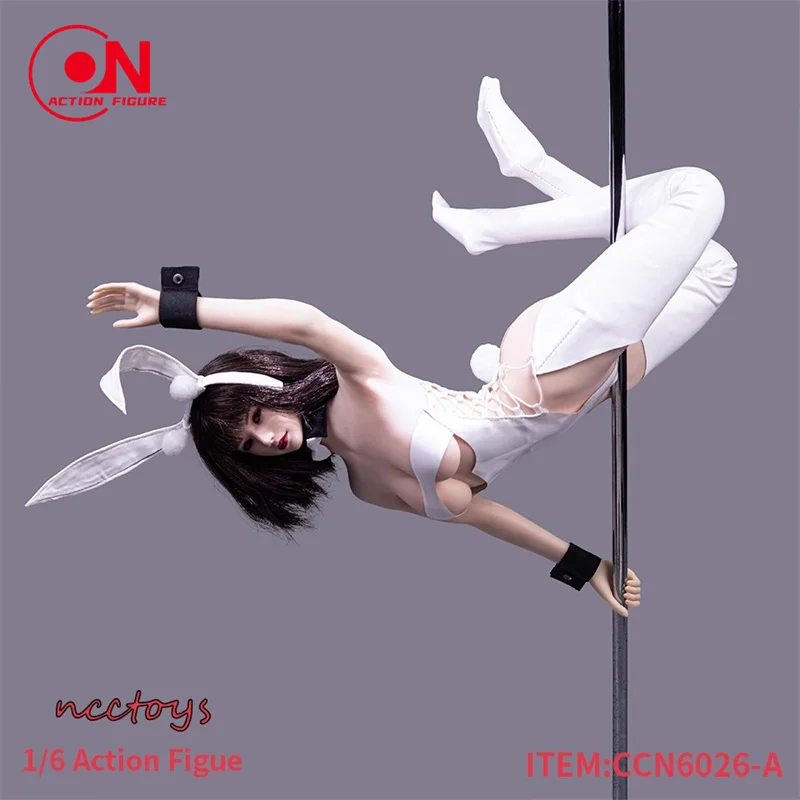 ชุดเจลโค้ทแบบชุดนักเรียนหญิงกระต่าย Ncctoys CCN6026 ขนาด 1/6 สำหรับตุ๊กตาแอคชั่นฟิกเกอร์หญิงขนาด 12 นิ้ว