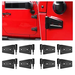 Exterior Door Hinge Kit for Jeep Wrangler 2007-2018 JK JKU 2/4-Doors Bushing Outside Hinges Replacement Sport Rubicon Sahara