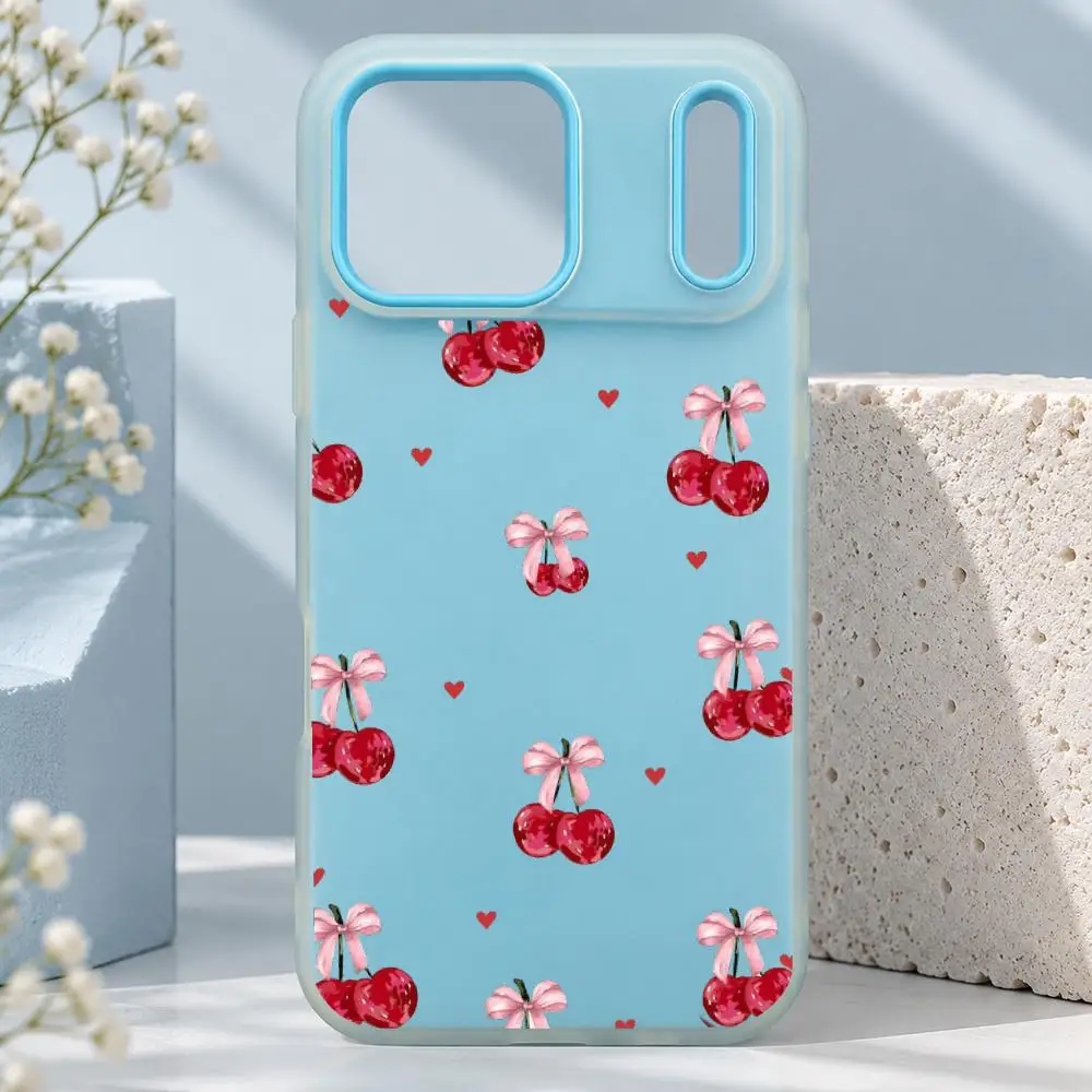 Cute Pink Heart Bow Cute Pink Heart Bow Phone Case IPhone 18 17 16 15 14 13 Pro Max 2 In 1 Jelly Case Soft Matte Cover view 4