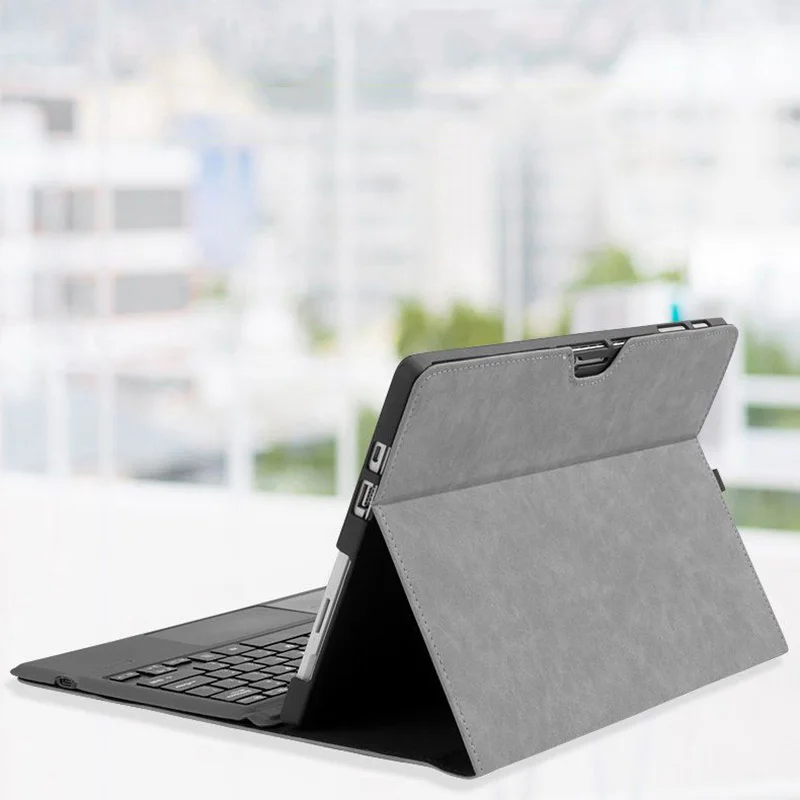 Flip Cover PU Leather Case For Microsoft Surface Pro X 8 7 7Plus 6 5 4 Tablet Sleeve For Surface Go 1 2 3 Go2 Pouch Stand Case