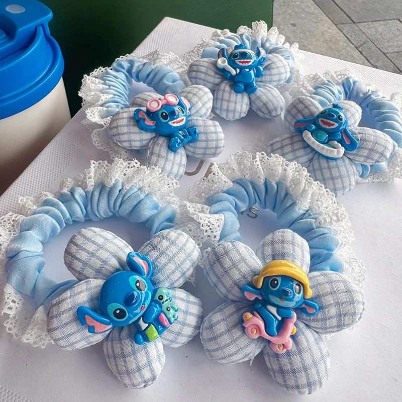 Miniso Disney cute interstellar baby children's lace edge hair ring cartoon headband student rubber band girl hair ring